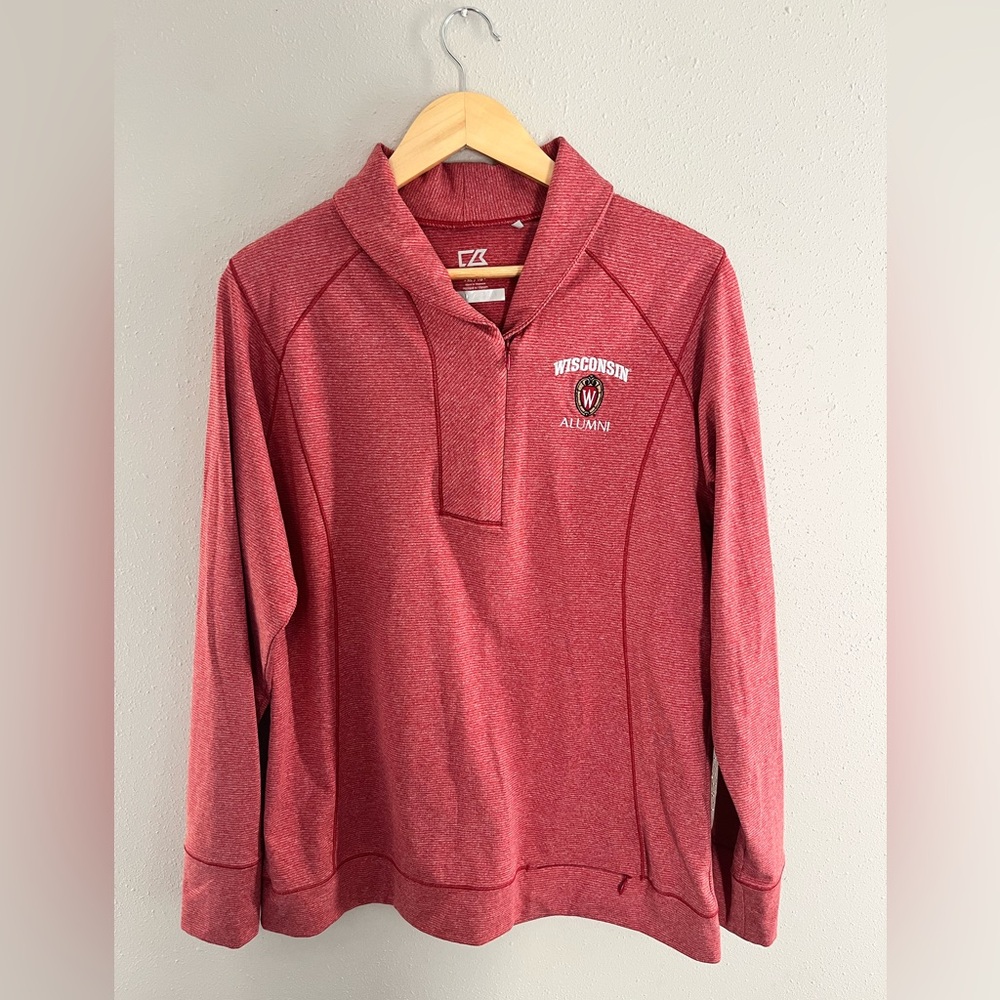 Wisconsin Alumni Red Quarter Zip, XL, University of Wisconsin - Madison